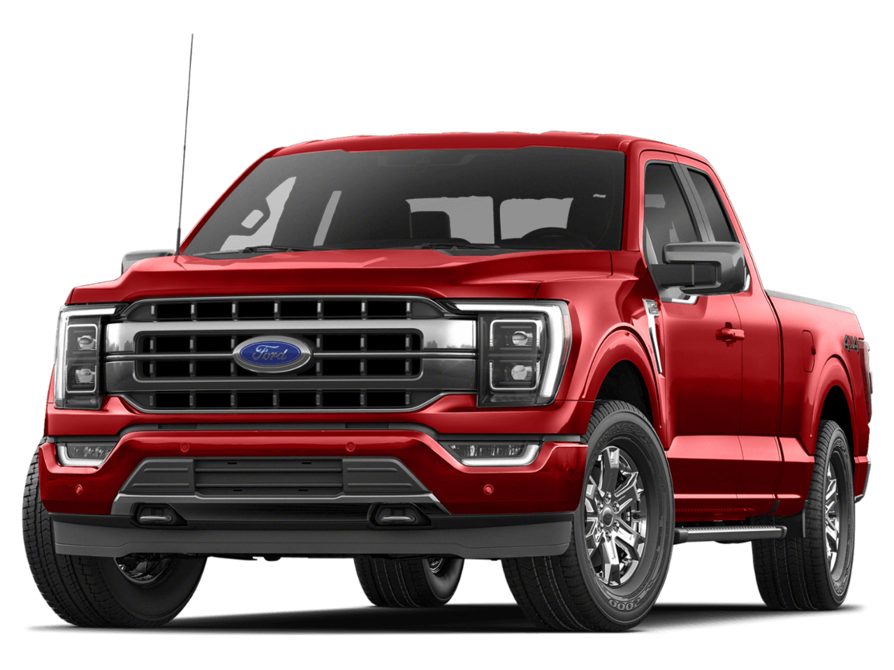 2022 Ford F-150 LARIAT - Front 3/4, facing to the left