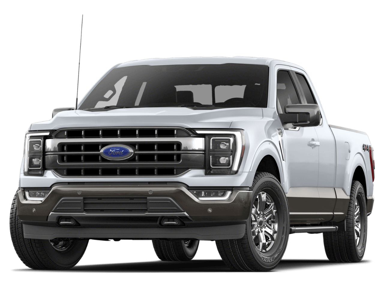 2022 Ford F-150 LARIAT - Front 3/4, facing to the left
