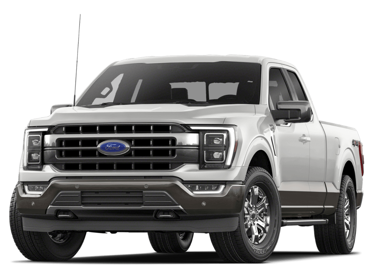 2022 Ford F-150 LARIAT - Front 3/4, facing to the left