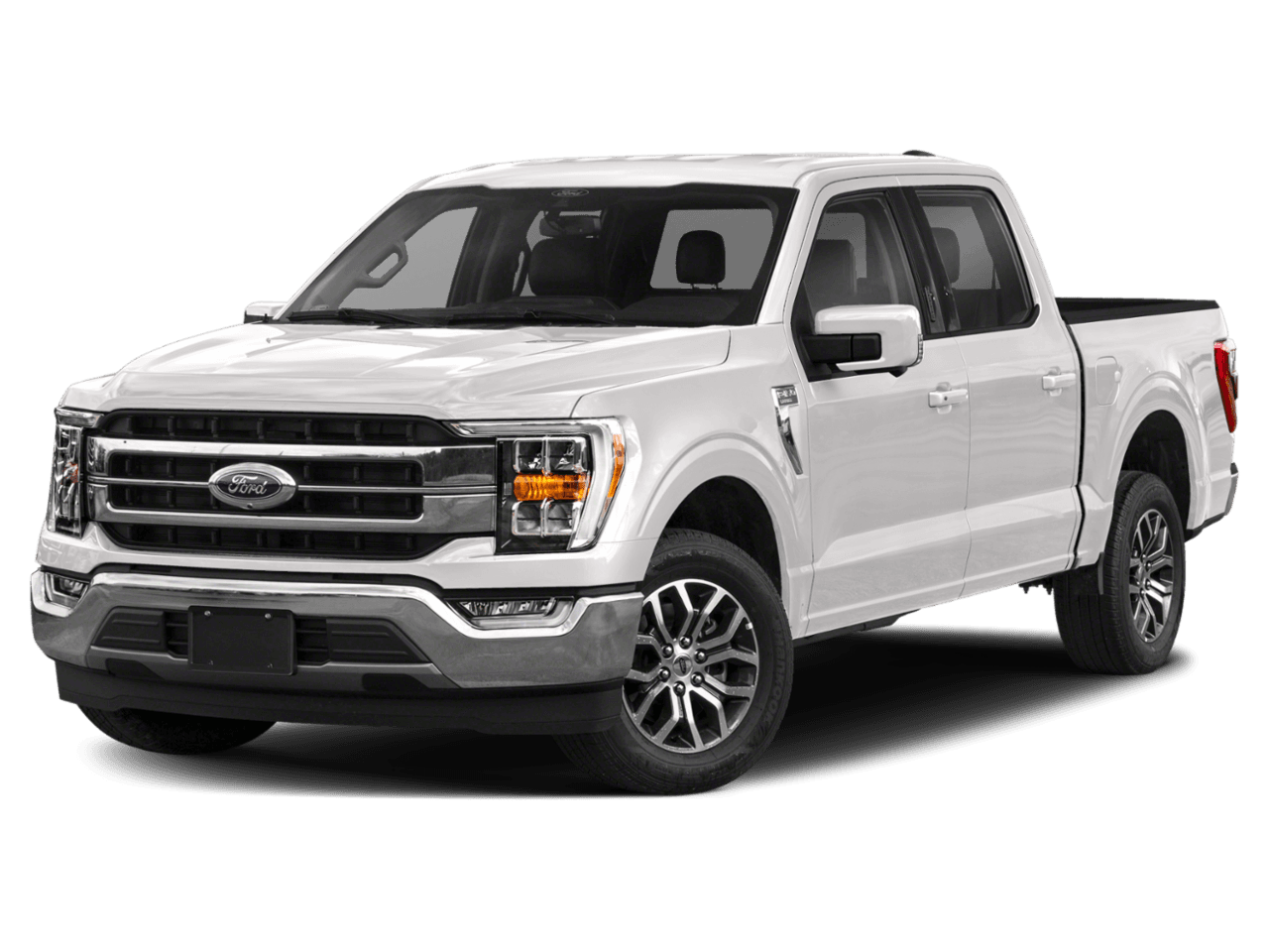 2022 Ford F-150 LARIAT - Front 3/4, facing to the left