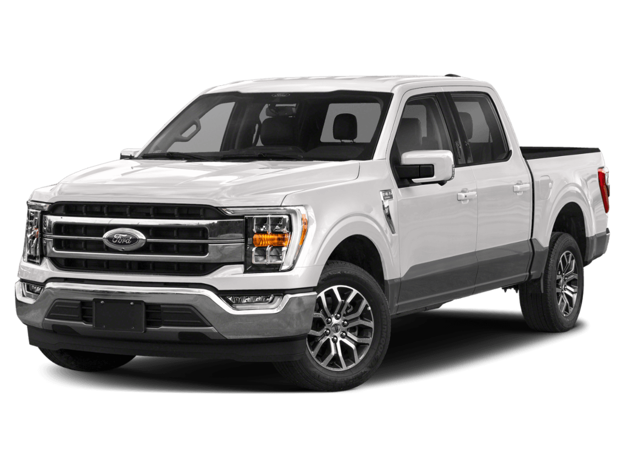 2022 Ford F-150 LARIAT - Front 3/4, facing to the left