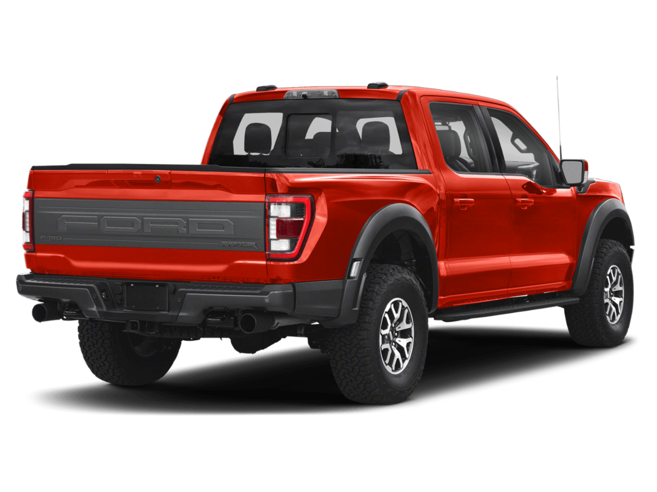 2022 Ford F-150 Raptor - Rear 3/4, facing to the right