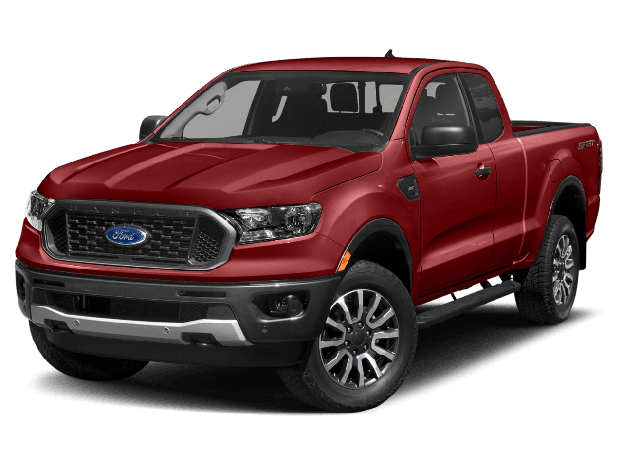 2022 Ford Ranger XLT - Front 3/4, facing to the left