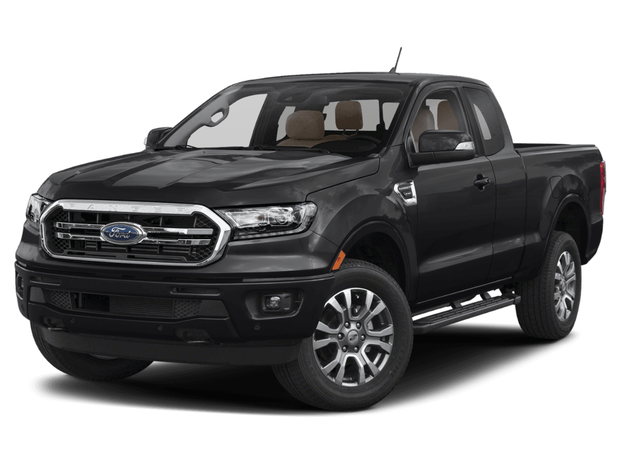 2022 Ford Ranger LARIAT - Front 3/4, facing to the left