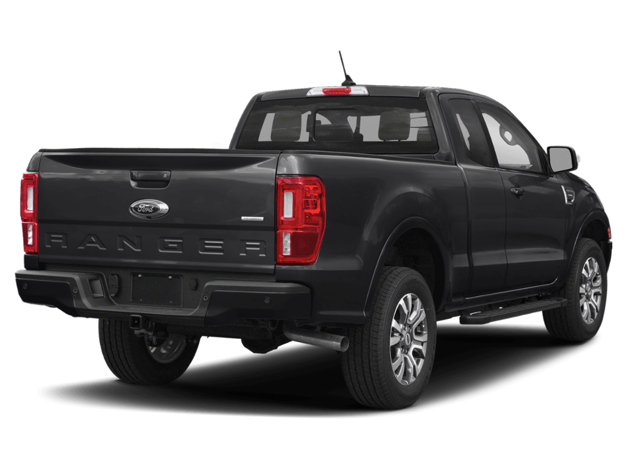 2022 Ford Ranger LARIAT - Rear 3/4, facing to the right