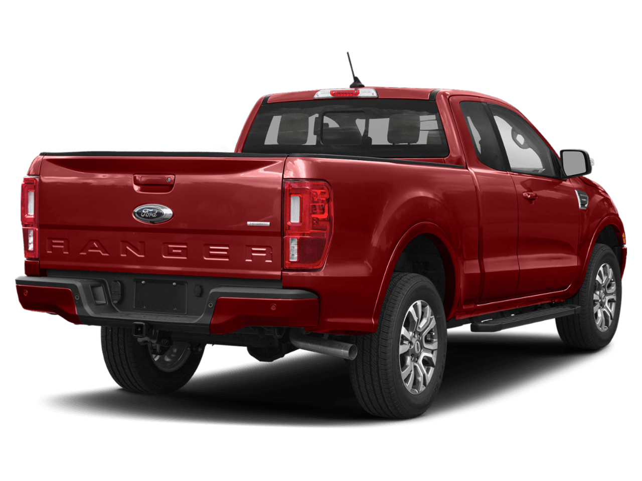 2022 Ford Ranger LARIAT - Rear 3/4, facing to the right
