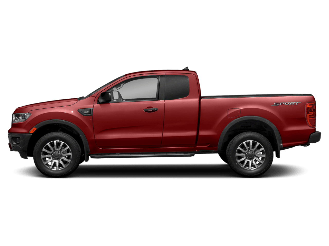 2022 Ford Ranger XLT - Profile, facing to the left
