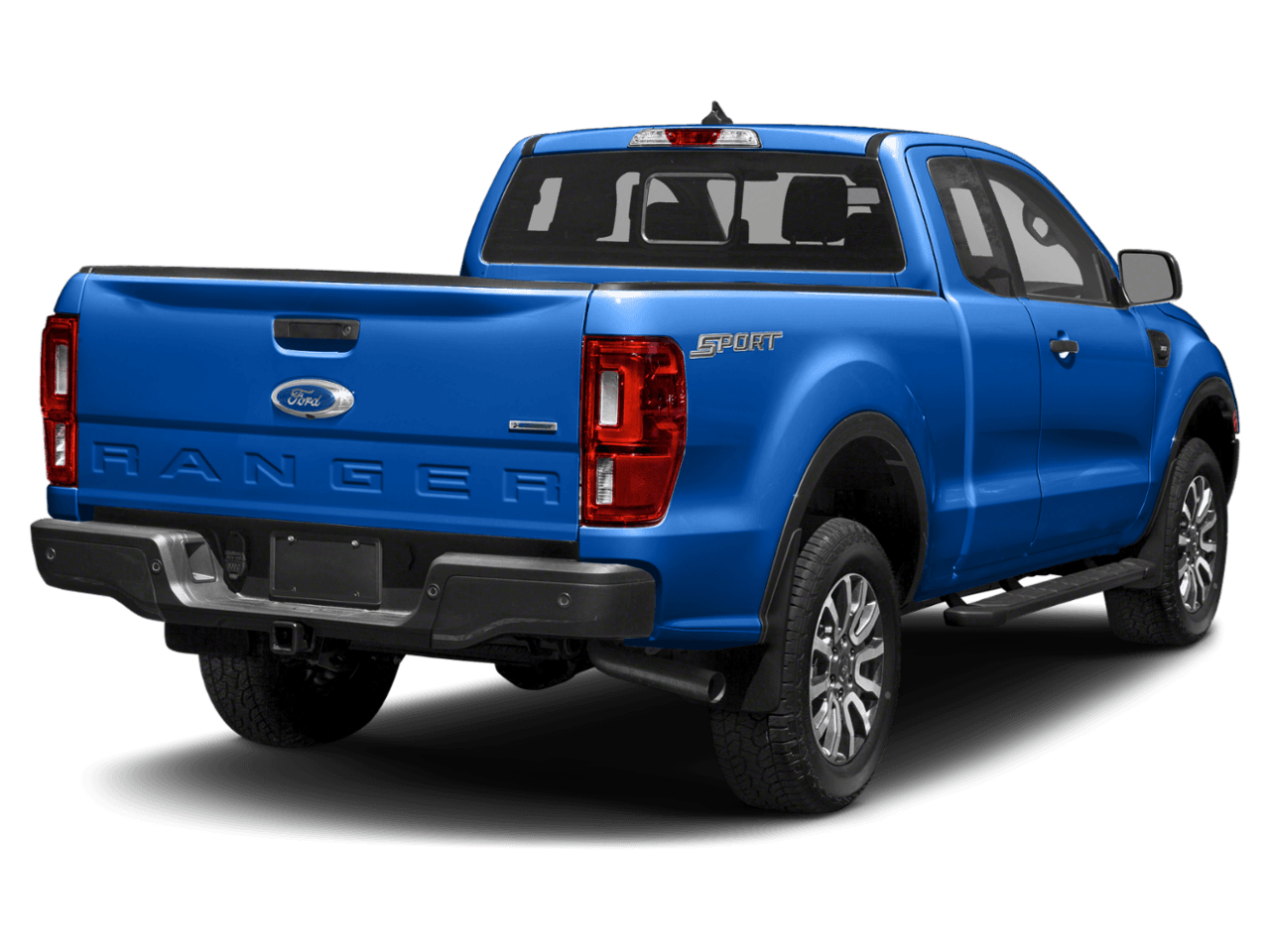2022 Ford Ranger XLT - Rear 3/4, facing to the right