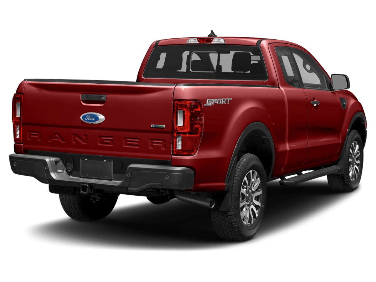 2022 Ford Ranger XLT - Rear 3/4, facing to the right