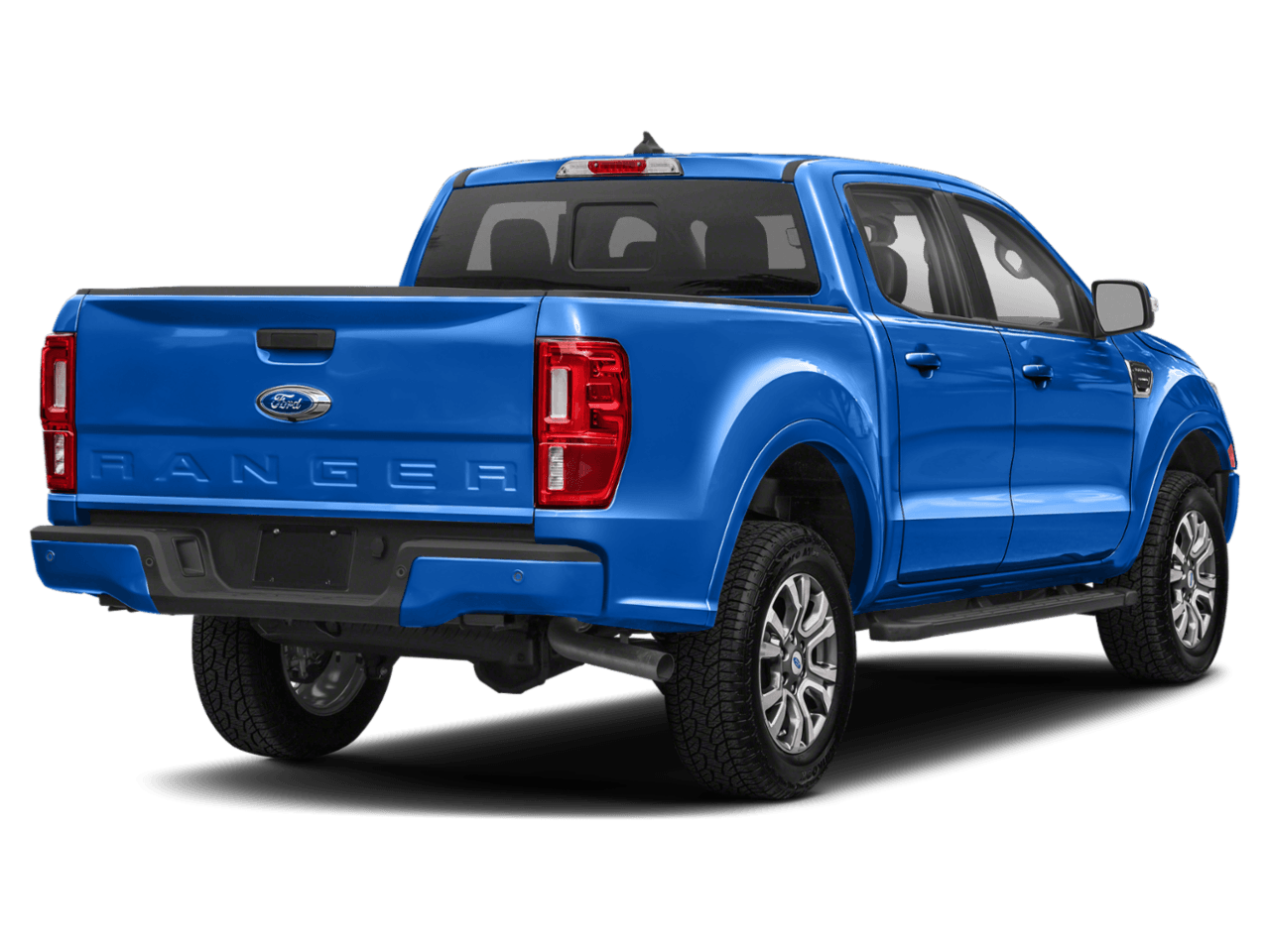 2022 Ford Ranger LARIAT - Rear 3/4, facing to the right