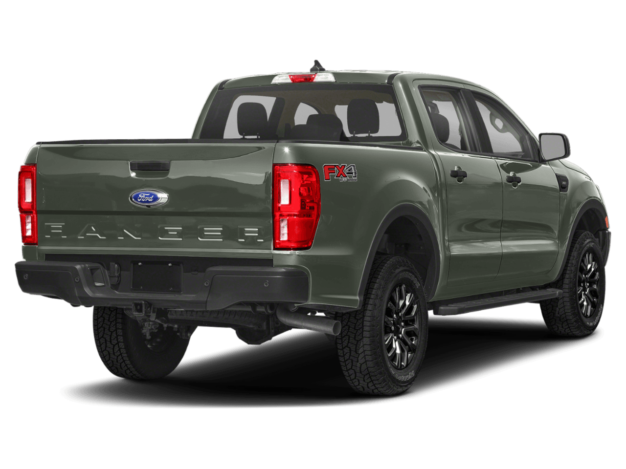 2022 Ford Ranger XLT - Rear 3/4, facing to the right
