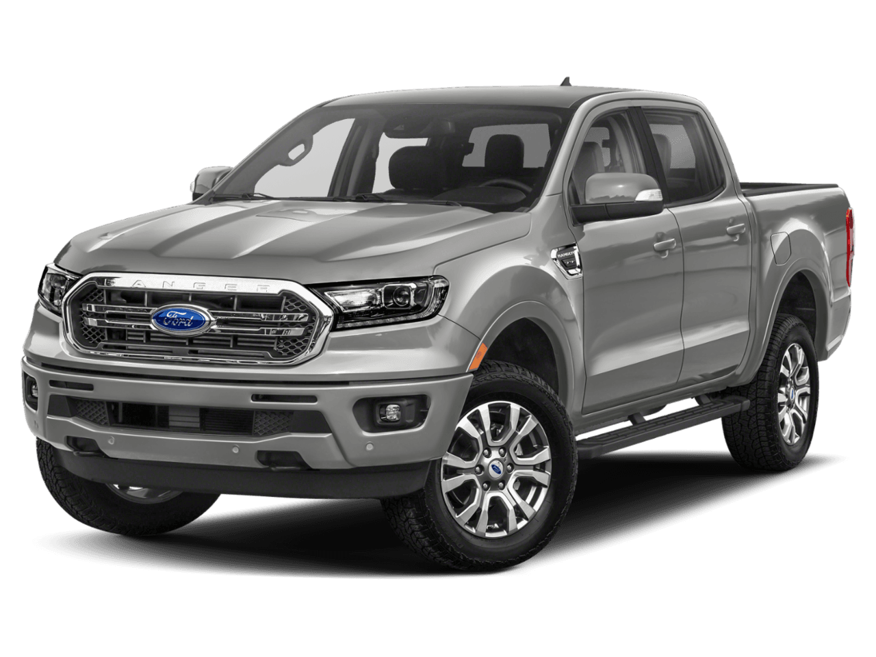 2022 Ford Ranger LARIAT - Front 3/4, facing to the left