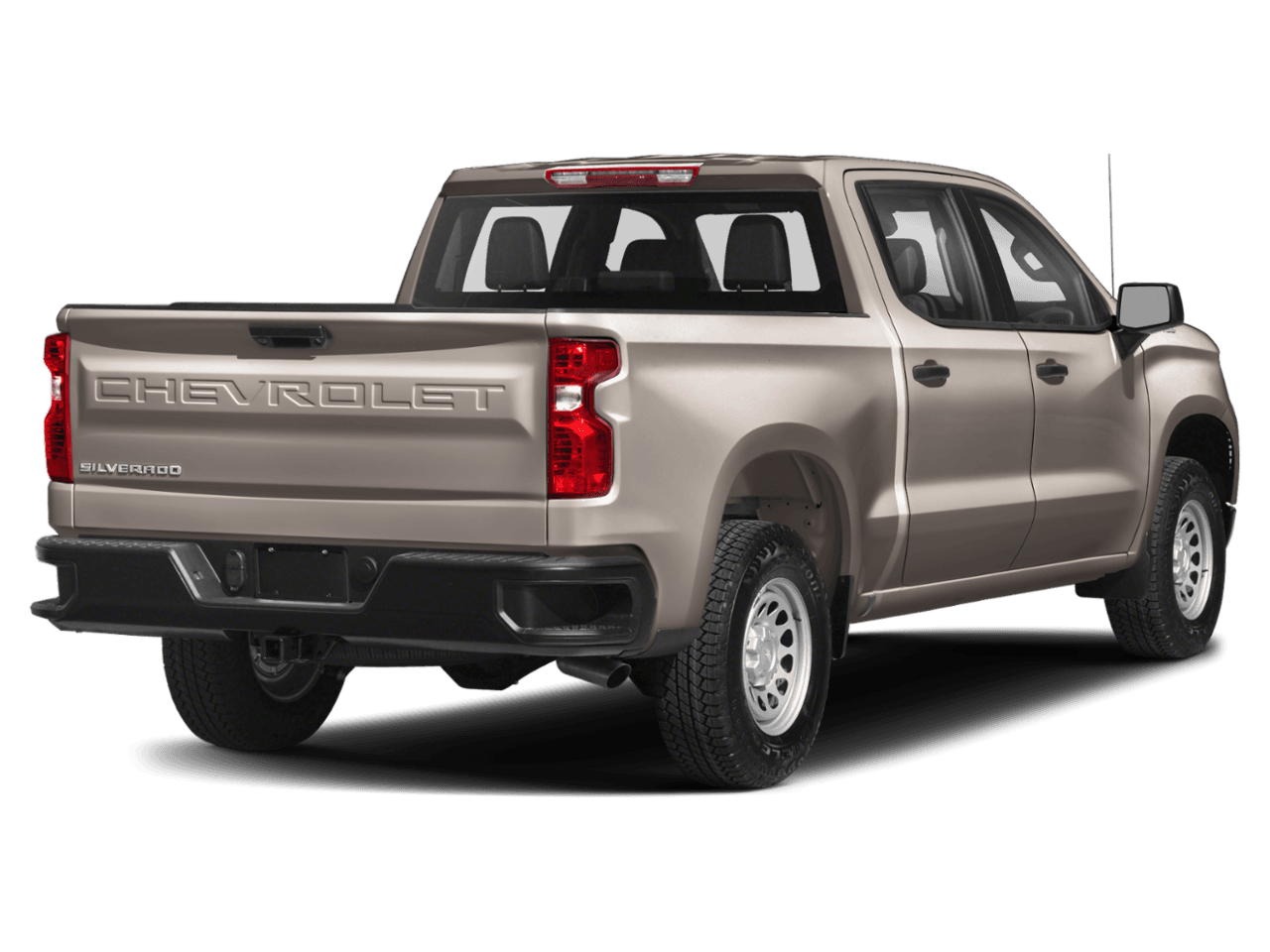 2022 Chevrolet Silverado 1500 Custom Trail Boss - Rear 3/4, facing to the right