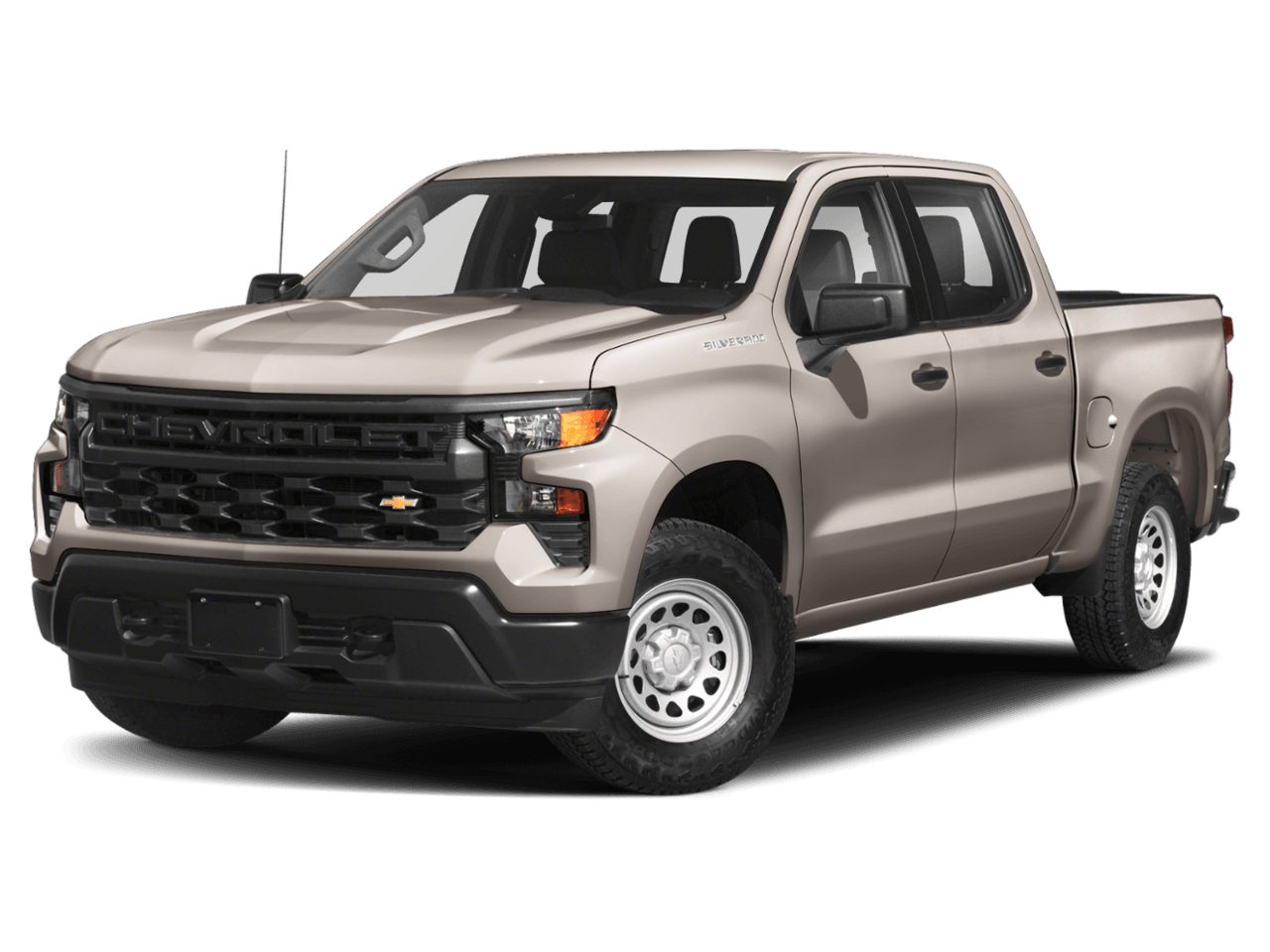 2022 Chevrolet Silverado 1500 Custom Trail Boss - Front 3/4, facing to the left