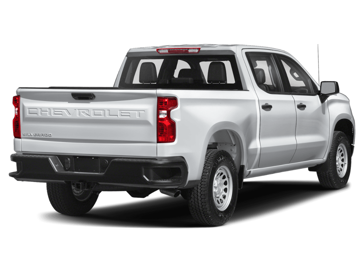 2022 Chevrolet Silverado 1500 Custom Trail Boss - Rear 3/4, facing to the right