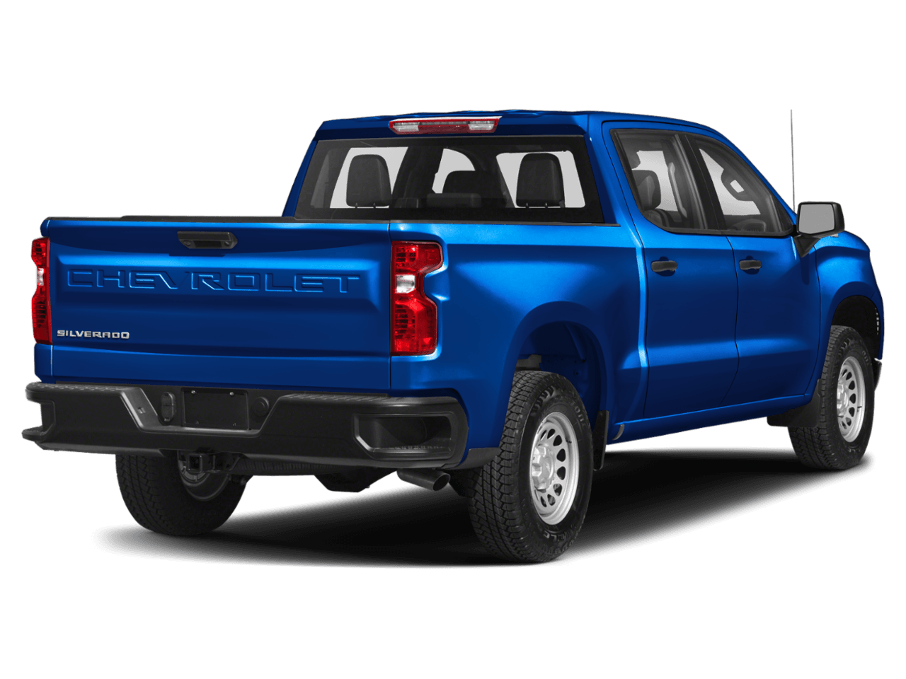 2022 Chevrolet Silverado 1500 LT Trail Boss - Rear 3/4, facing to the right