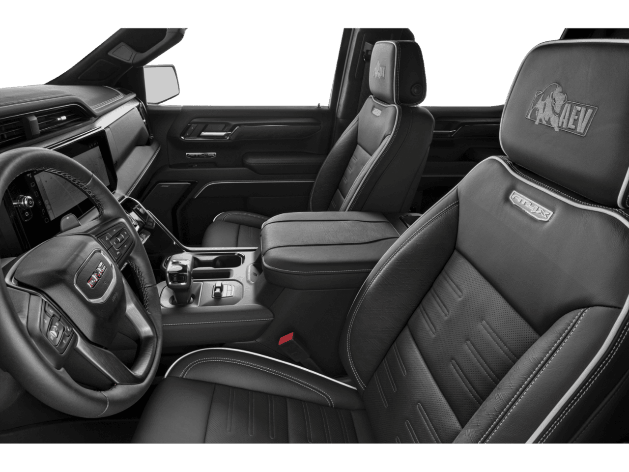 2022 GMC Sierra 1500 AT4X - Interior Driver's Side with Door Open, Front Seat Feature