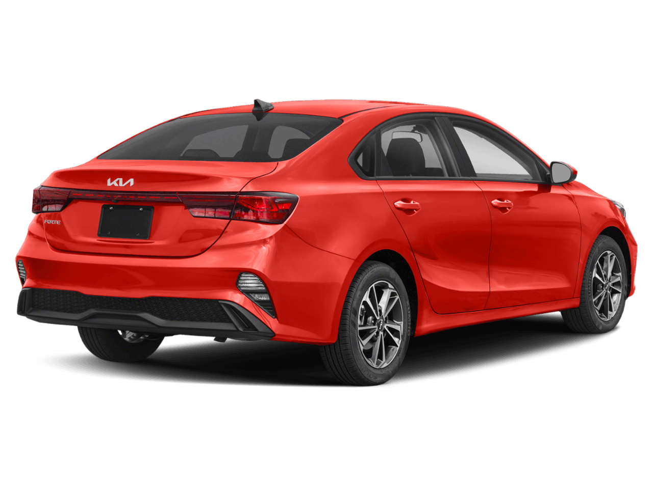 2022 Kia Forte LXS - Rear 3/4, facing to the right
