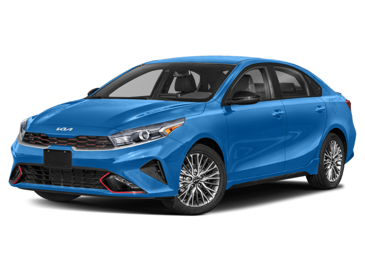 2022 Kia Forte GT-Line - Front 3/4, facing to the left