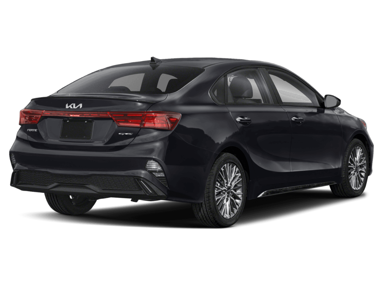 2022 Kia Forte GT-Line - Rear 3/4, facing to the right
