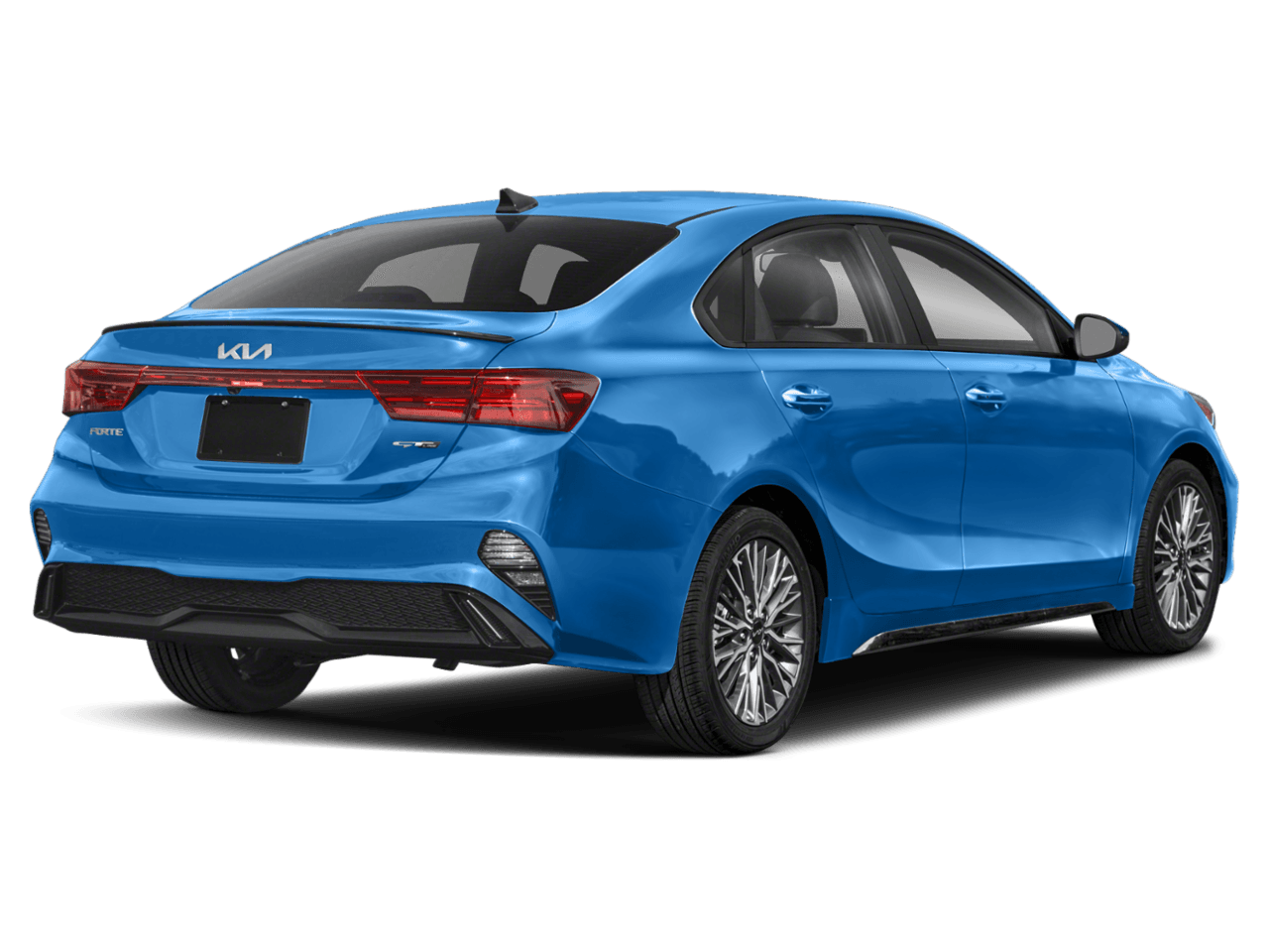 2022 Kia Forte GT-Line - Rear 3/4, facing to the right