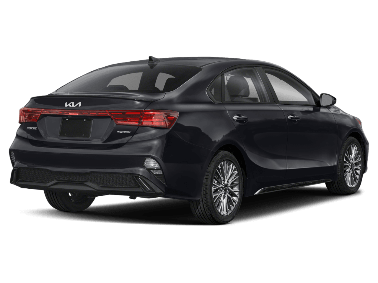 2022 Kia Forte GT-Line - Rear 3/4, facing to the right