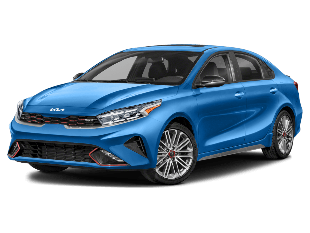 2022 Kia Forte GT - Front 3/4, facing to the left