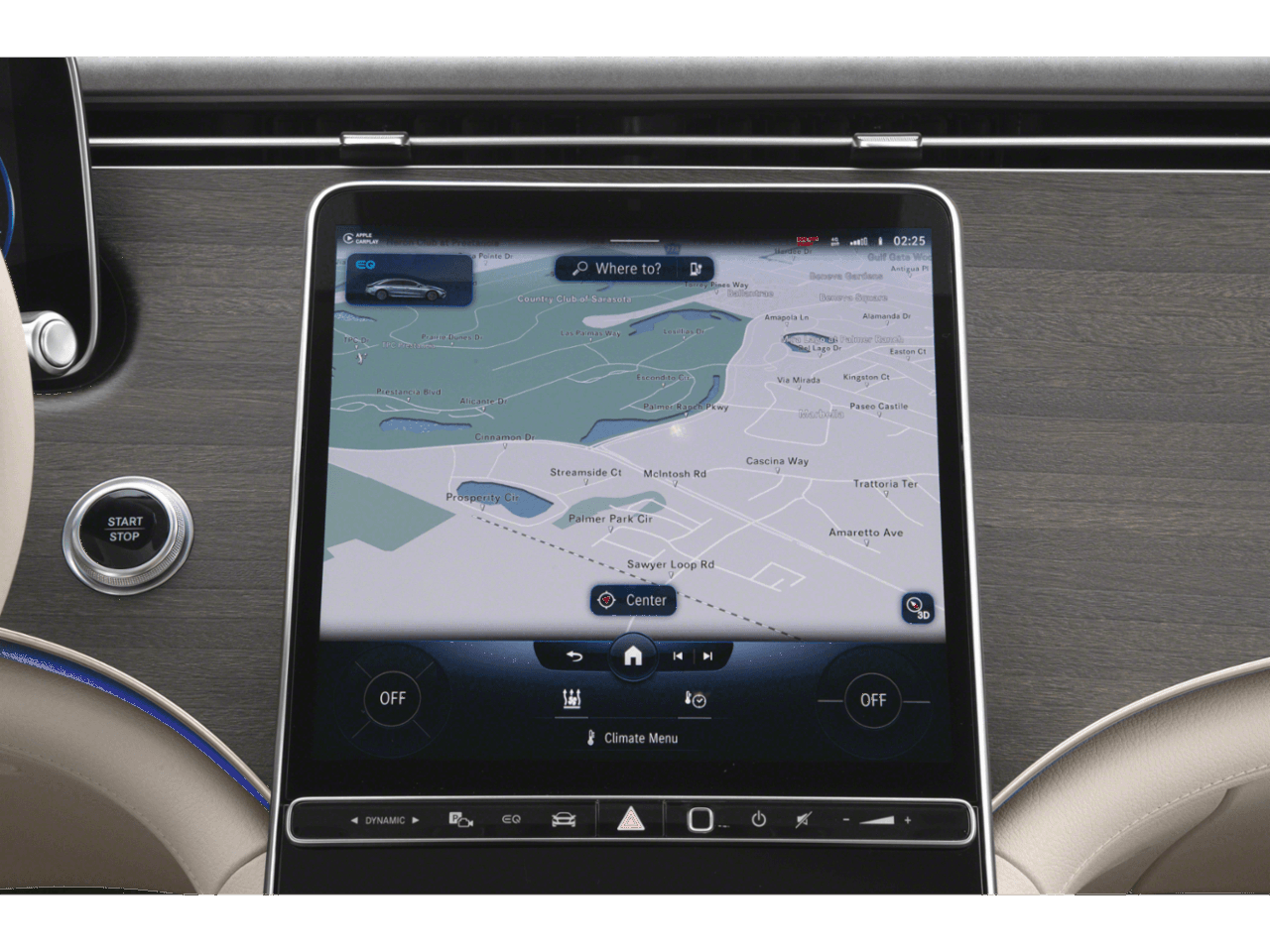 2022 Mercedes-Benz EQS EQS 450+ - Interior Navigation System