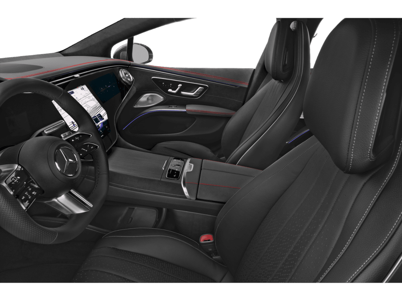 2022 Mercedes-Benz EQS EQS 580 - Interior Driver's Side with Door Open, Front Seat Feature