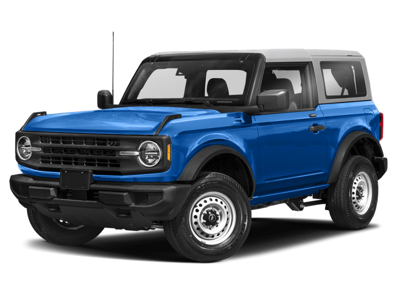 2022 Ford Bronco Base - Front 3/4, facing to the left