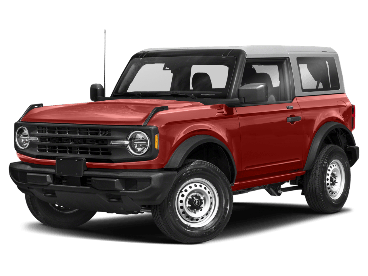 2022 Ford Bronco Base - Front 3/4, facing to the left