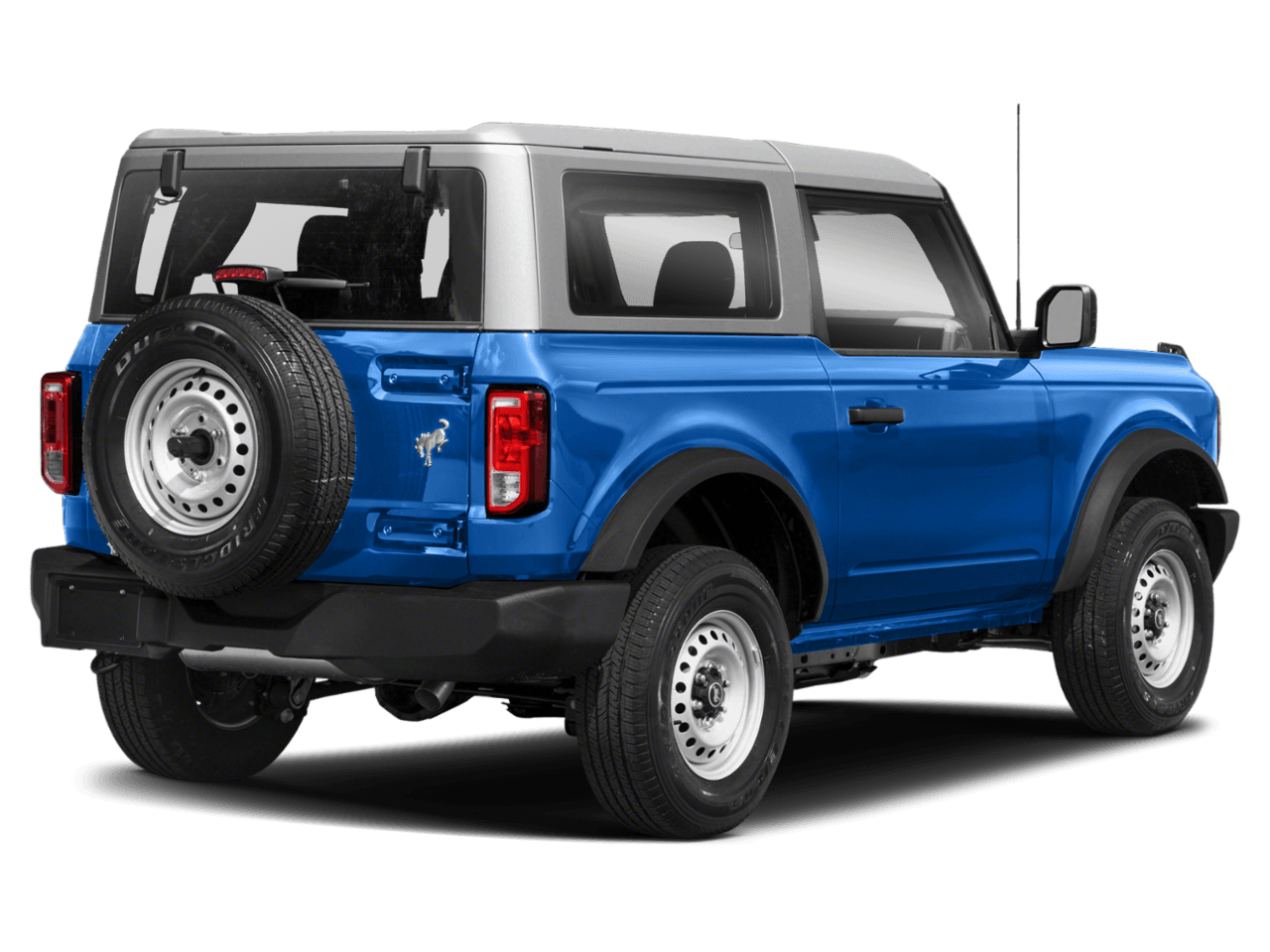 2022 Ford Bronco Base - Rear 3/4, facing to the right