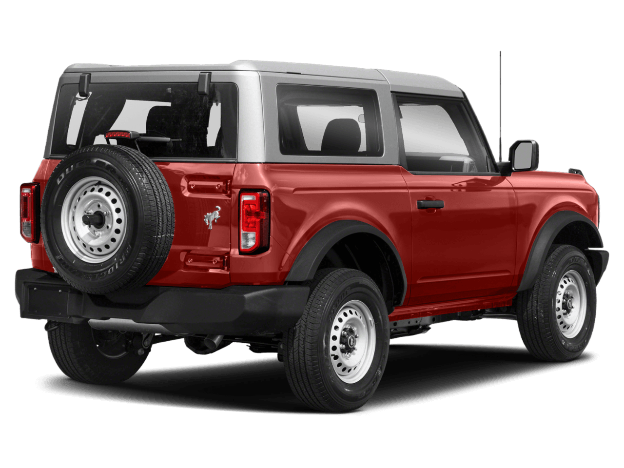 2022 Ford Bronco Base - Rear 3/4, facing to the right