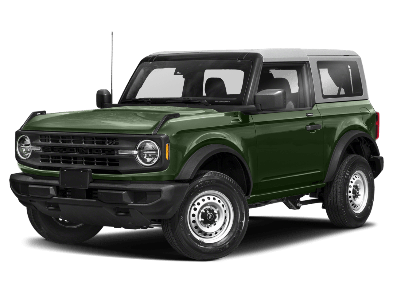 2022 Ford Bronco Base - Front 3/4, facing to the left