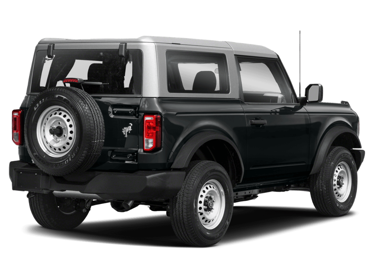 2022 Ford Bronco Base - Rear 3/4, facing to the right