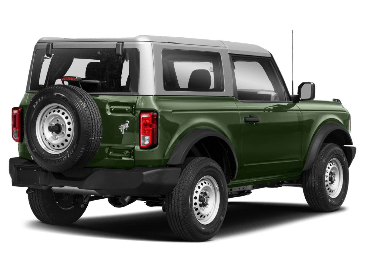 2022 Ford Bronco Base - Rear 3/4, facing to the right