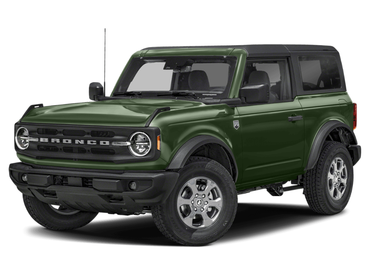 2022 Ford Bronco Big - Front 3/4, facing to the left