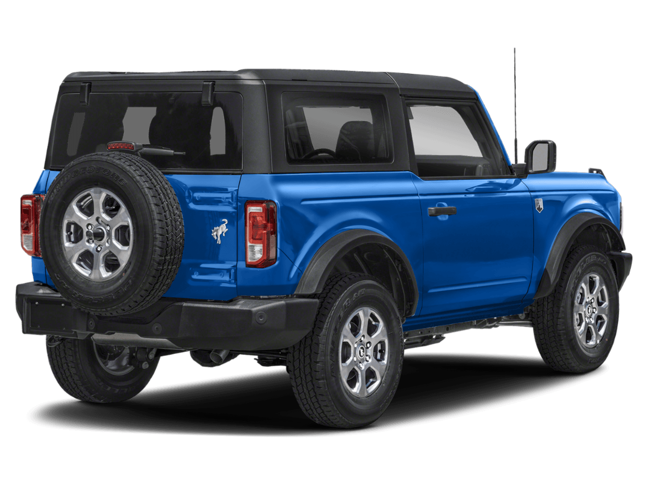 2022 Ford Bronco Big - Rear 3/4, facing to the right