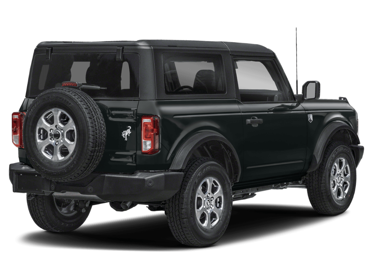 2022 Ford Bronco Big - Rear 3/4, facing to the right