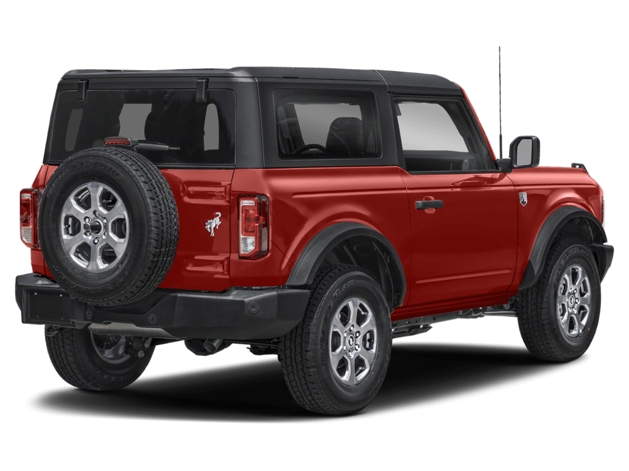 2022 Ford Bronco Big - Rear 3/4, facing to the right