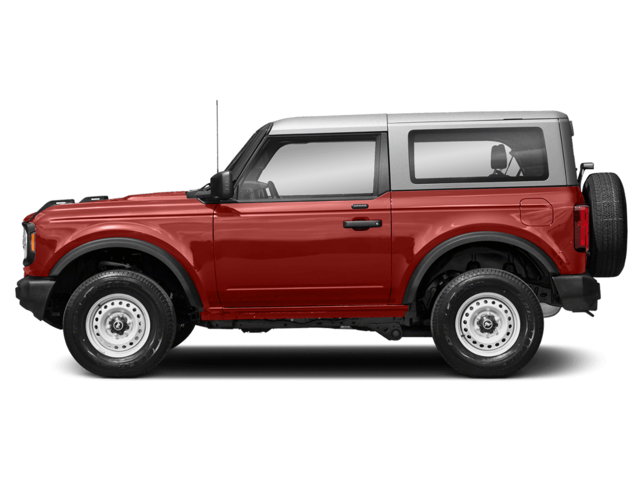 2022 Ford Bronco Black - Profile, facing to the left