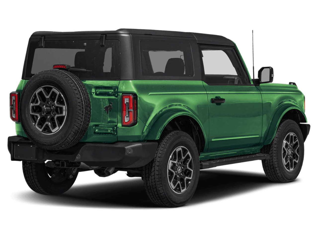 2022 Ford Bronco Outer - Rear 3/4, facing to the right