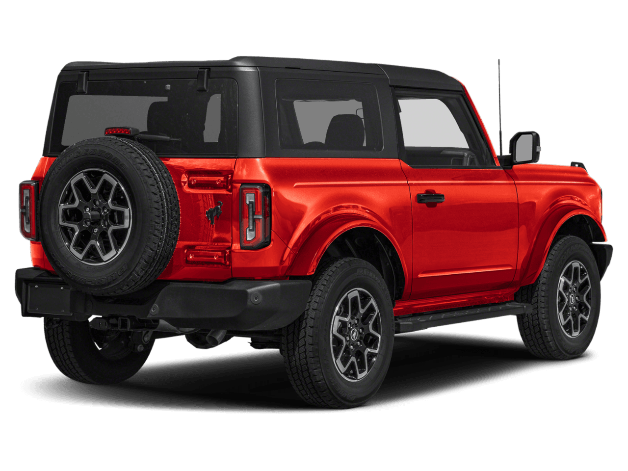 2022 Ford Bronco Outer - Rear 3/4, facing to the right