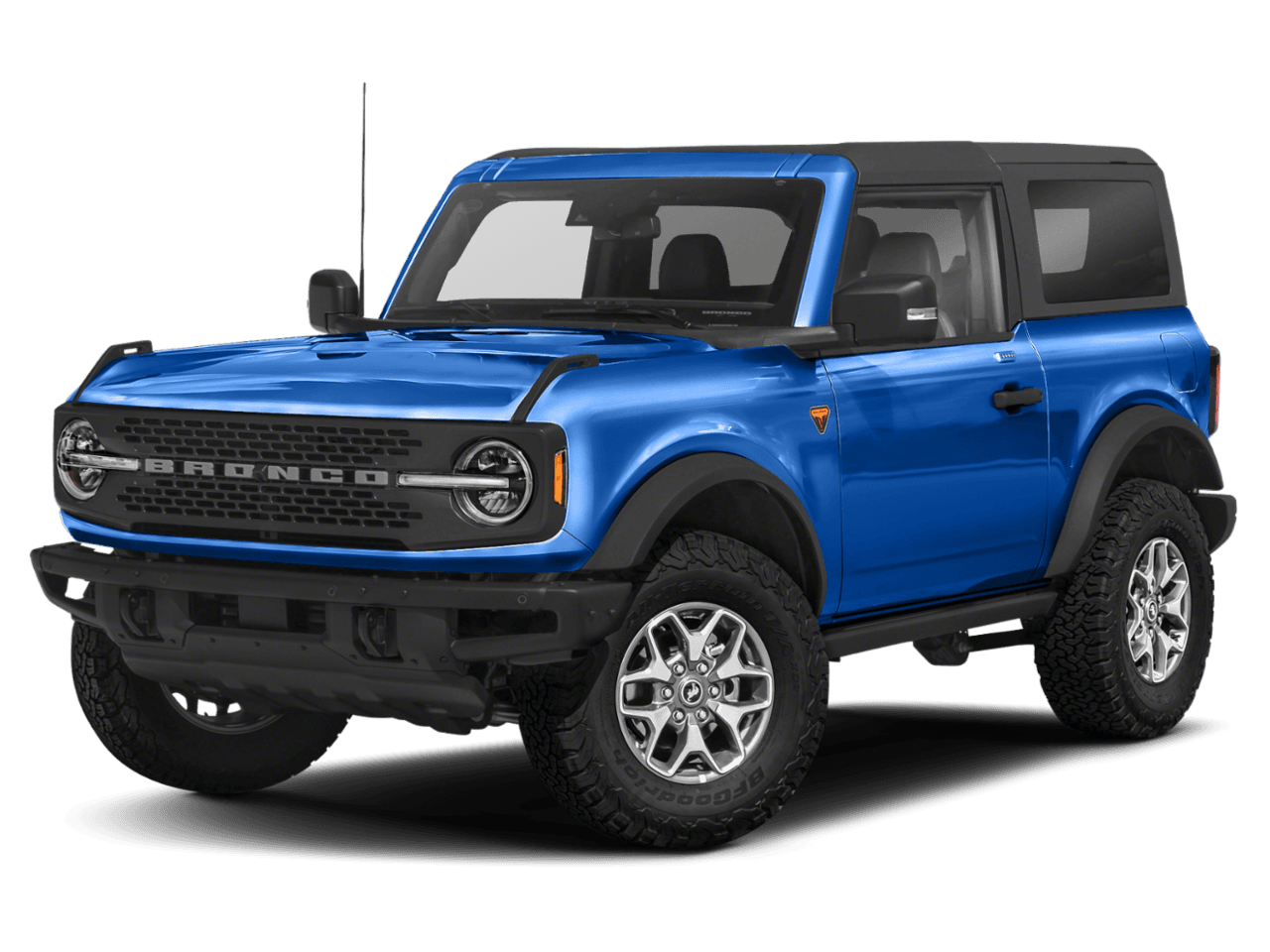 2022 Ford Bronco Badlands - Front 3/4, facing to the left