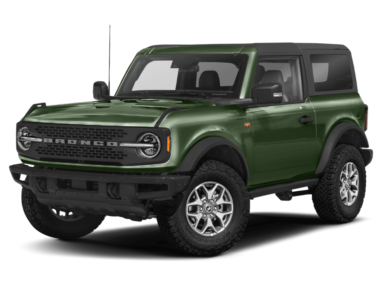 2022 Ford Bronco Badlands - Front 3/4, facing to the left