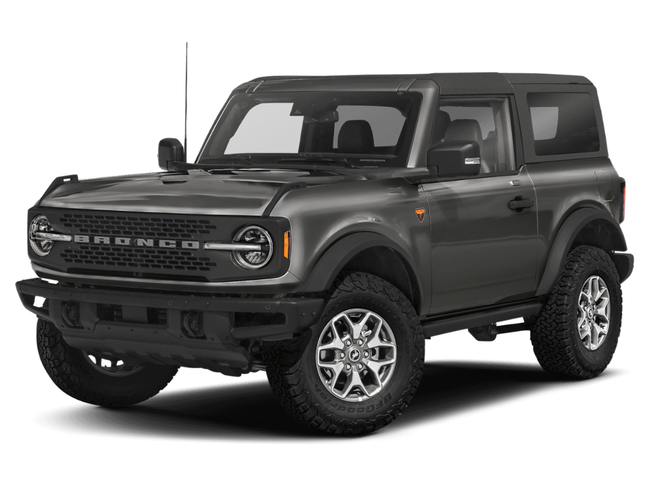 2022 Ford Bronco Badlands - Front 3/4, facing to the left
