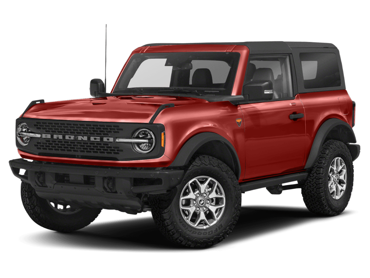 2022 Ford Bronco Badlands - Front 3/4, facing to the left