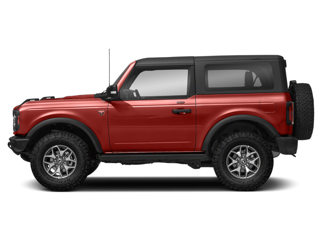 2022 Ford Bronco Badlands - Profile, facing to the left