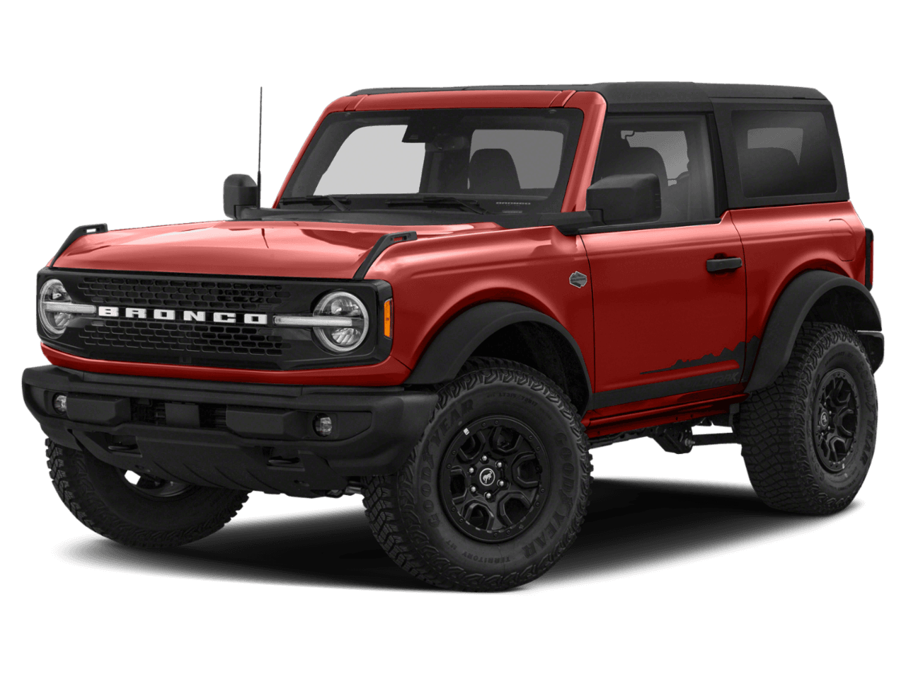 2022 Ford Bronco Wildtrak - Front 3/4, facing to the left