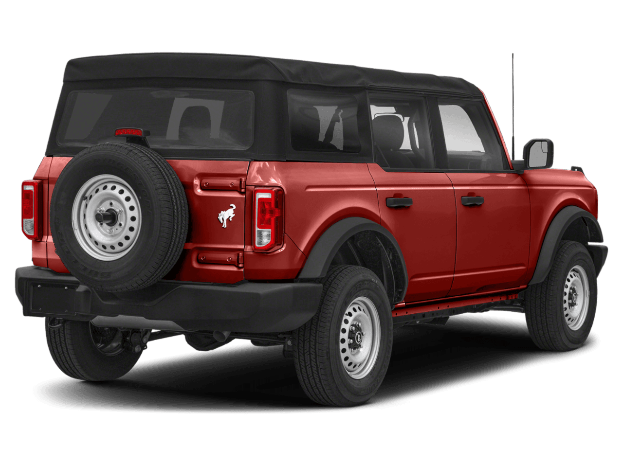 2022 Ford Bronco Base - Rear 3/4, facing to the right